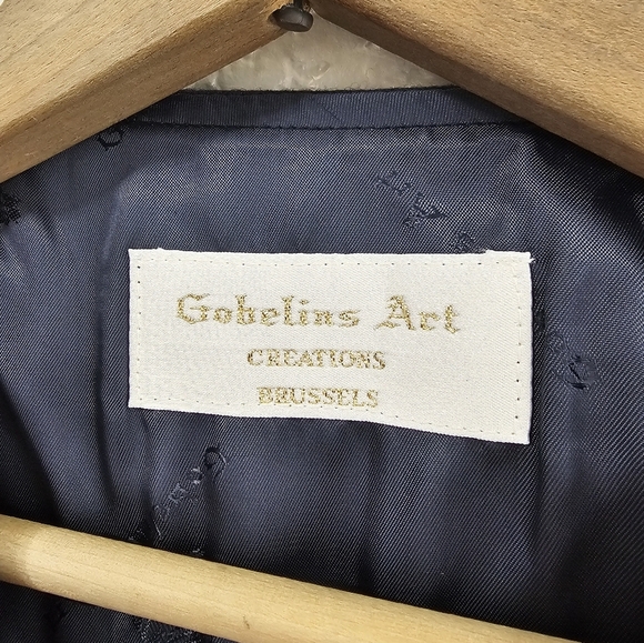 Gobelins Art Duck Print Wool Tapestry Vest - Picture 3 of 6